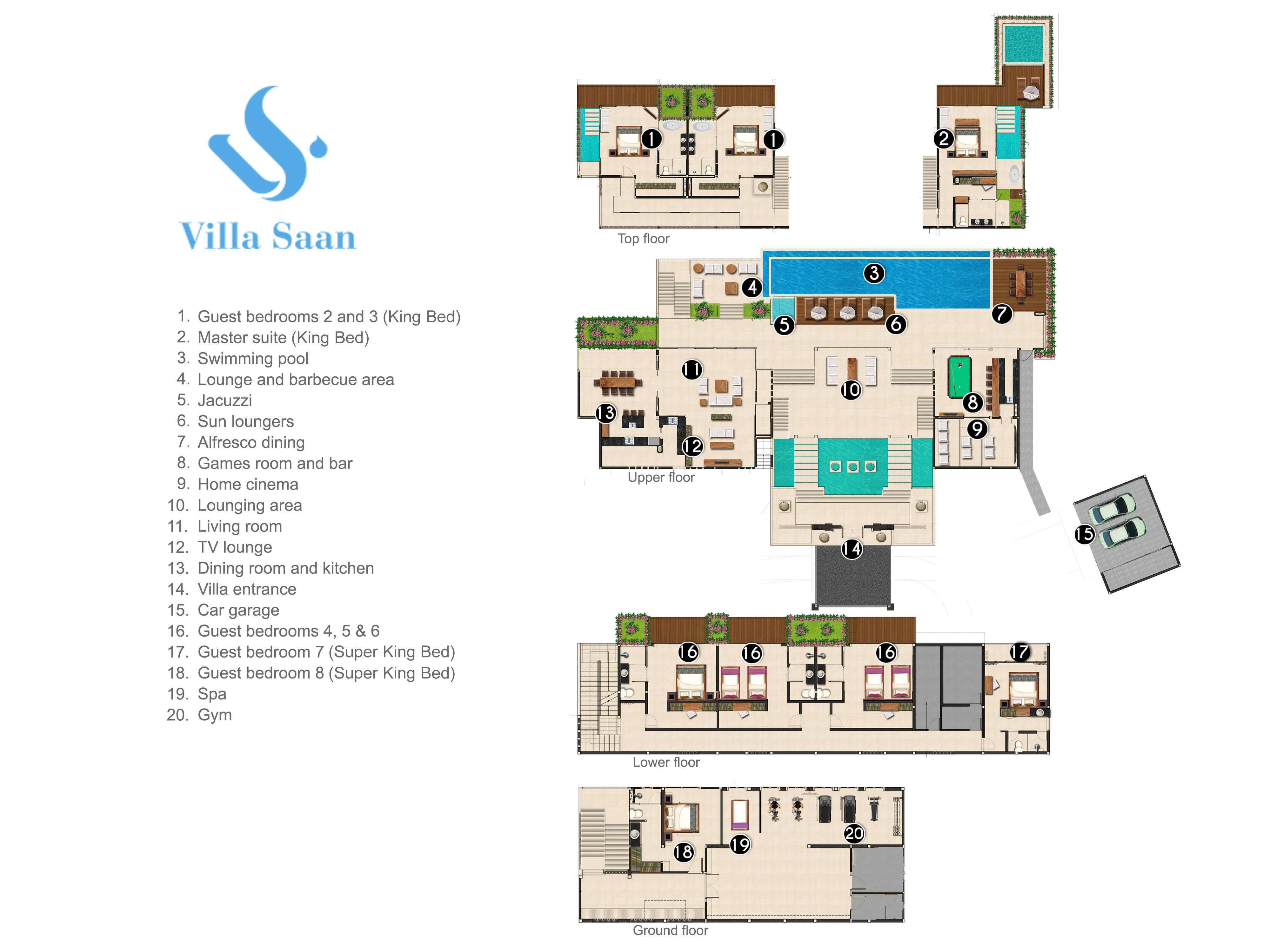 Villa Saan Floorplan